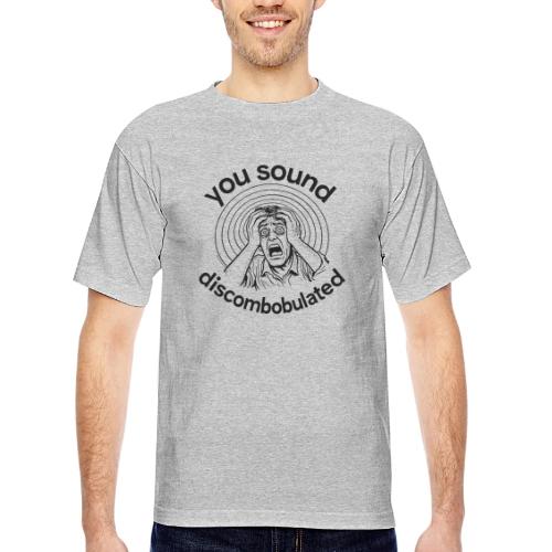You Sound Discombobulated - Bayside Unisex Heavyweight USA Made T-Shirt