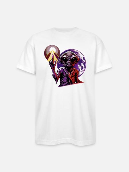 IlluminET48 - Bayside Unisex Heavyweight USA Made T-Shirt - white