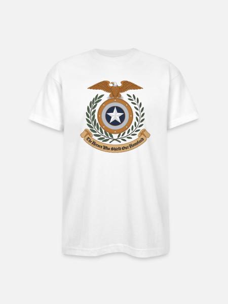Legacy of Loyalty - Bayside Unisex Heavyweight USA Made T-Shirt - white
