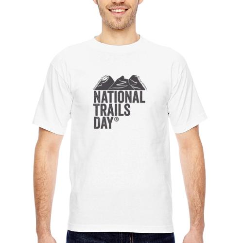 National Trails Day - Bayside Unisex Heavyweight USA Made T-Shirt