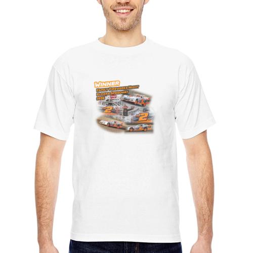 Rob Trent Eldora Speedway FFN#1 Design 2 - Bayside Unisex Heavyweight USA Made T-Shirt