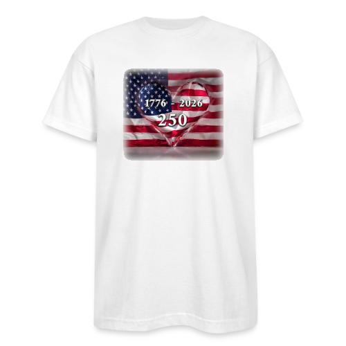 1776-2026 | 250 Years USA - Bayside Unisex Heavyweight USA Made T-Shirt