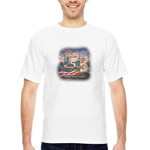 1776-2026 | Celebrating 250 Years of Freedom - Bayside Unisex Heavyweight USA Made T-Shirt