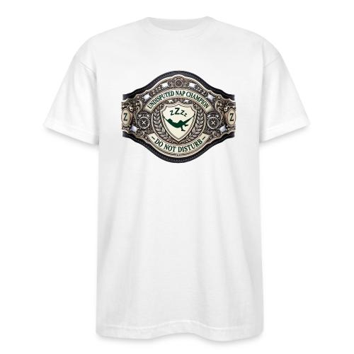 Nap Champion Belt T Shirt - Bayside Unisex Heavyweight USA Made T-Shirt