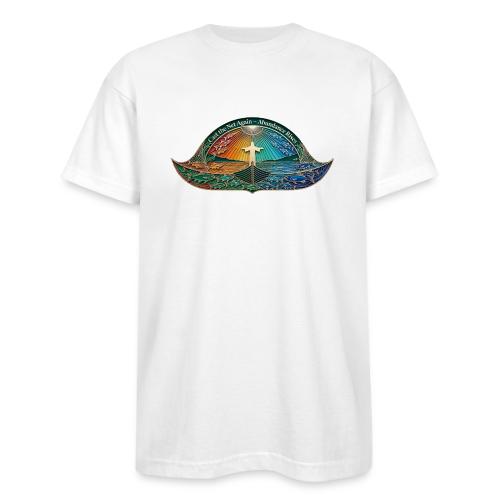 Easter Cast the Net Again T Shirt, abundance Gift - Bayside Unisex Heavyweight USA Made T-Shirt