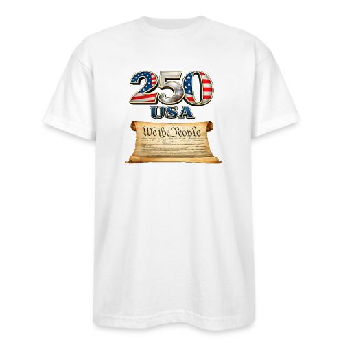 250th anniversary celebration of America - Bayside Unisex Heavyweight USA Made T-Shirt