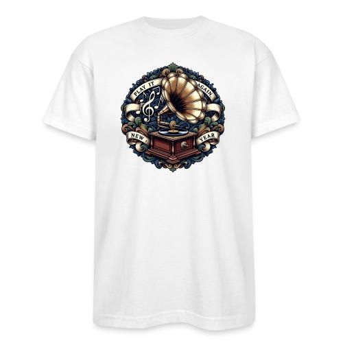 Ornate Phonograph T-Shirt - Bayside Unisex Heavyweight USA Made T-Shirt