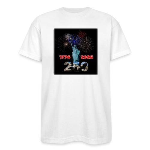 1776 - 2026 - 250 Years USA | Fireworks - Bayside Unisex Heavyweight USA Made T-Shirt