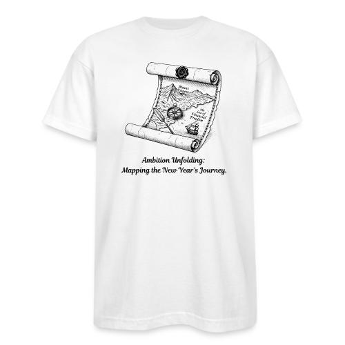Unfolding Map of Ambition T-Shirt - Bayside Unisex Heavyweight USA Made T-Shirt