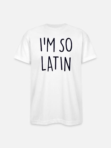 I am so Latin America - Bayside Unisex Heavyweight USA Made T-Shirt - white