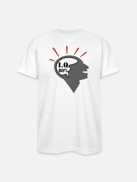 thinking man - Bayside Unisex Heavyweight USA Made T-Shirt - white