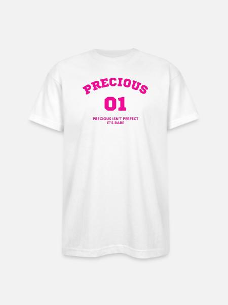 Precious 01 - Bayside Unisex Heavyweight USA Made T-Shirt - white