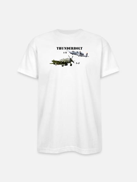 Thunderbolts - Bayside Unisex Heavyweight USA Made T-Shirt - white