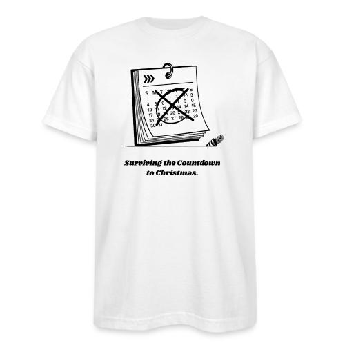 Countdown to Christmas T-Shirt - Bayside Unisex Heavyweight USA Made T-Shirt