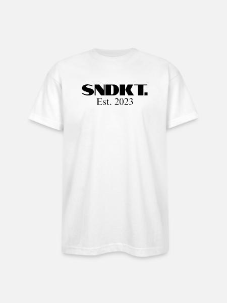 SNDKT - Bayside Unisex Heavyweight USA Made T-Shirt - white