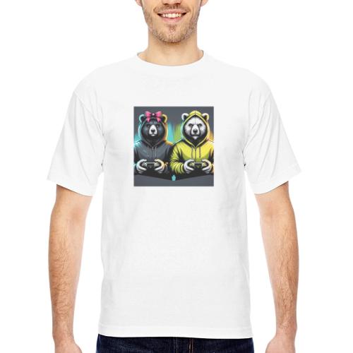 Gamer Bears - Bayside Unisex Heavyweight USA Made T-Shirt