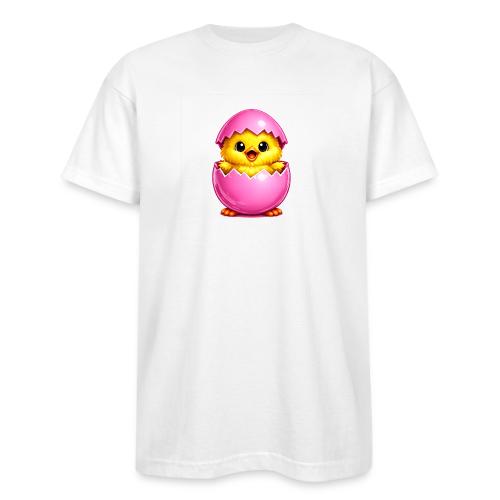 Easter Chick Pink - Bayside Unisex Heavyweight USA Made T-Shirt