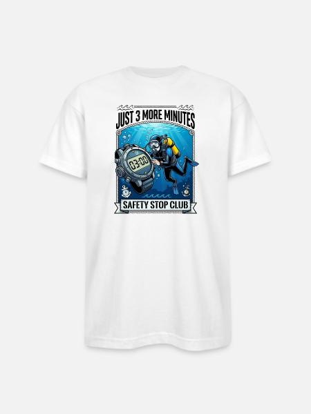 Ocean Soul Divers - Bayside Unisex Heavyweight USA Made T-Shirt - white
