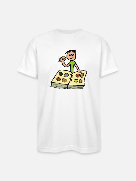 Coin Collecting - Bayside Unisex Heavyweight USA Made T-Shirt - white