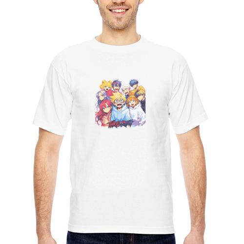 Thrill Rush Anime Squad Streetwear - Bayside Unisex Heavyweight USA Made T-Shirt