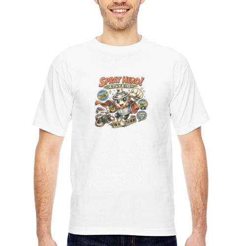 Analog Supplies Retro Film Camera Hero - Bayside Unisex Heavyweight USA Made T-Shirt