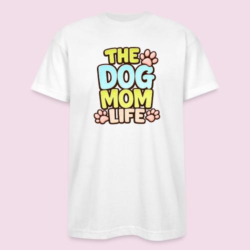 The Dog Mom Life Retro Vintage Dog Lover - Bayside Unisex Heavyweight USA Made T-Shirt