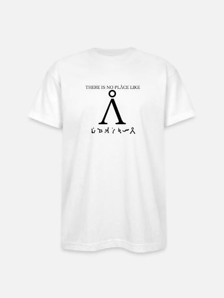 Stargate SG1 - There Is No Place Like Earth - Bayside Unisex Heavyweight USA Made T-Shirt - white