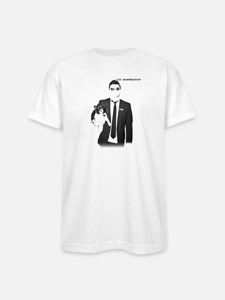 LCD Sound System - Bayside Unisex Heavyweight USA Made T-Shirt - white