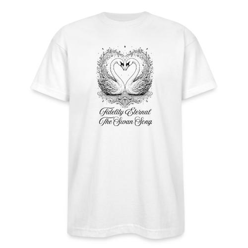 Poetic Swan T-Shirt - Bayside Unisex Heavyweight USA Made T-Shirt