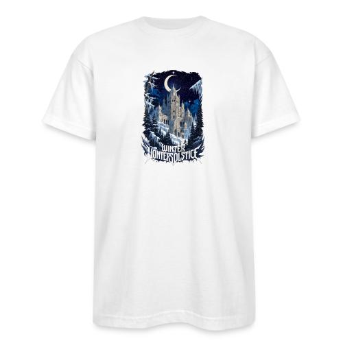 Celestial Winter Temple T-Shirt - Bayside Unisex Heavyweight USA Made T-Shirt