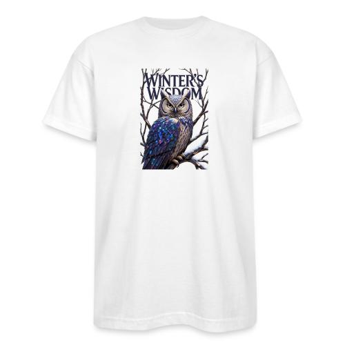 Crystalized Forest Owl T-Shirt - Bayside Unisex Heavyweight USA Made T-Shirt
