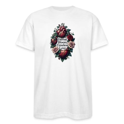 Eternal Bloom Timeless Love Entwined Hearts T-Shir - Bayside Unisex Heavyweight USA Made T-Shirt