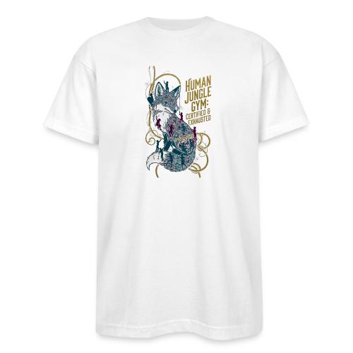 Human Jungle Gym Fox Tee - Bayside Unisex Heavyweight USA Made T-Shirt