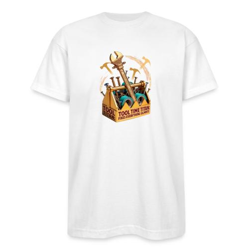 Tool Time Titan T Shirt, Funny Dad Gift - Bayside Unisex Heavyweight USA Made T-Shirt