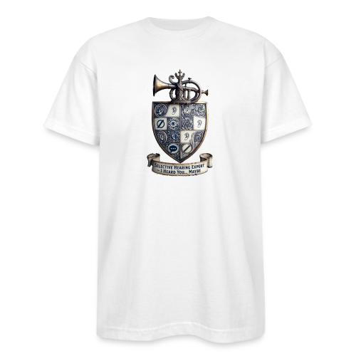 Selective Hearing Expert Crest T Shirt - Bayside Unisex Heavyweight USA Made T-Shirt