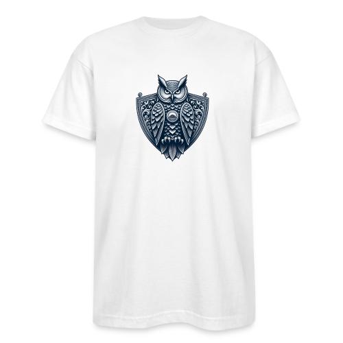Night Watch Owl T Shirt, Sarcastic Dad Gift - Bayside Unisex Heavyweight USA Made T-Shirt