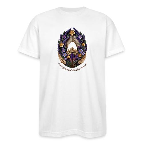 Easter Meadow Crown Renewal T Shirt, Spring Gift - Bayside Unisex Heavyweight USA Made T-Shirt