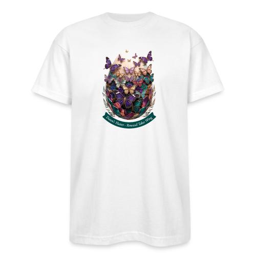 Easter Dawn's Flutter Butterfly T Shirt, Gift - Bayside Unisex Heavyweight USA Made T-Shirt