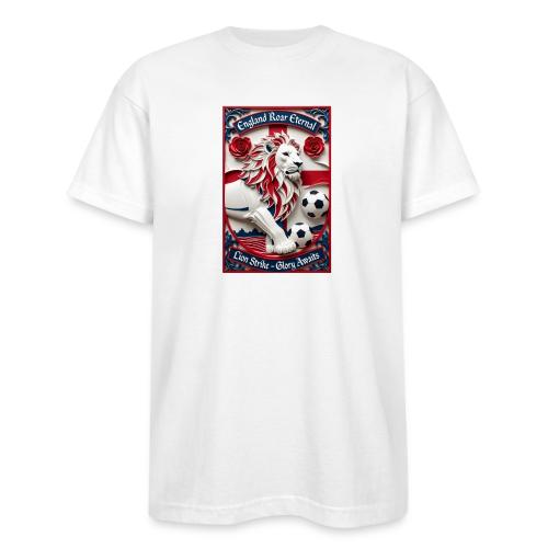 England Lion Soccer T Shirt, Football Pride Gift - Bayside Unisex Heavyweight USA Made T-Shirt