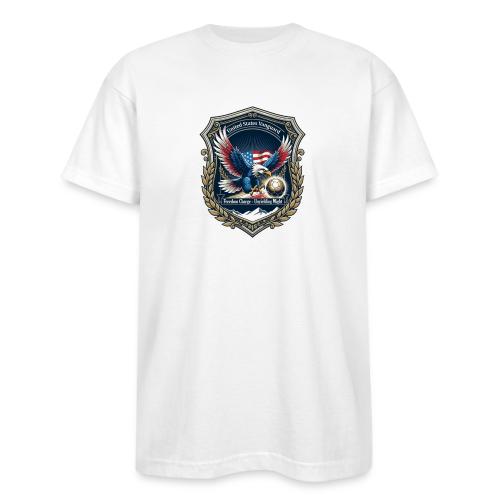 USA Eagle Vanguard T-Shirt,American Flag PrideGift - Bayside Unisex Heavyweight USA Made T-Shirt