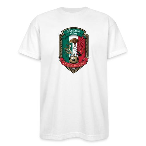 Mexico Eagle Valor T-Shirt, Pride Badge Gift - Bayside Unisex Heavyweight USA Made T-Shirt