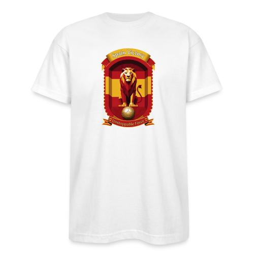 Spain Lion Victory T-Shirt, Flag Pride Crest Gift - Bayside Unisex Heavyweight USA Made T-Shirt