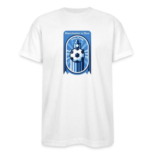 Manchester is Blue Soccer City T Shirt, Apparel - Bayside Unisex Heavyweight USA Made T-Shirt
