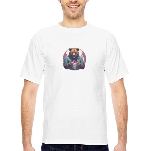 Magical Bear - Bayside Unisex Heavyweight USA Made T-Shirt