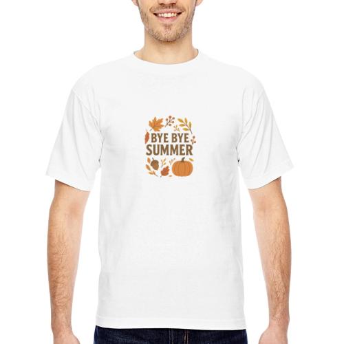 Bye Bye Summer - Bayside Unisex Heavyweight USA Made T-Shirt