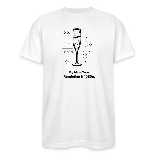 My New Year Resolution Is 1080p T-Shirt - Bayside Unisex Heavyweight USA Made T-Shirt