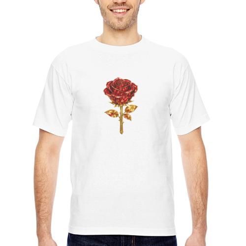Golden Rose - Bayside Unisex Heavyweight USA Made T-Shirt