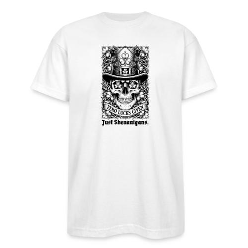 Salty Shamrock Skull T-Shirt - Bayside Unisex Heavyweight USA Made T-Shirt