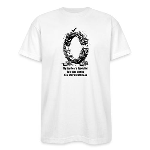 The Resolution Loop - Sarcastic New Year's T-Shirt - Bayside Unisex Heavyweight USA Made T-Shirt