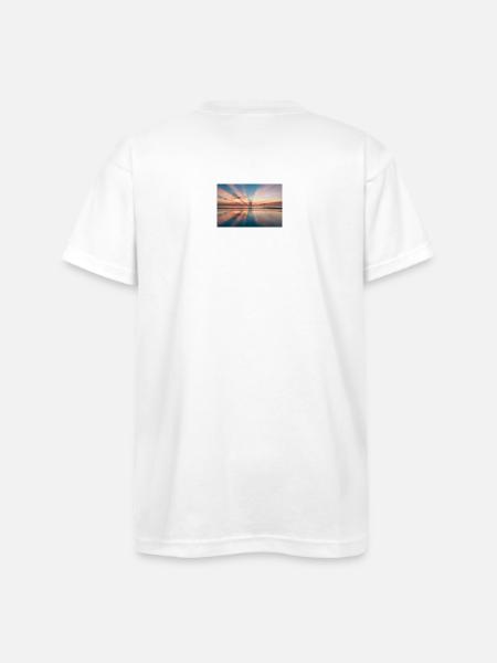 comfy merchant - Bayside Unisex Heavyweight USA Made T-Shirt - white